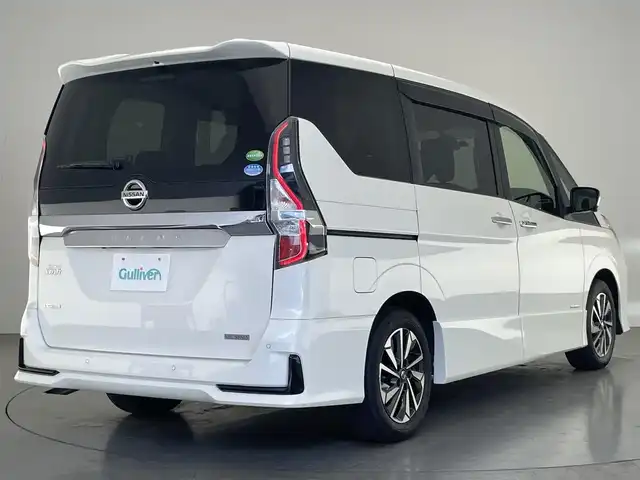 日産 セレナ ハイウェイスター 愛知県 2020(令2)年 2.2万km ブリリアントホワイトパール 純正１０型ナビ　ＢＳＭ　セーフティパックＢ　純正後席モニター　ブルーレイ可　フルセグＴＶ　パーキングアシスト　全方位カメラ　プロパイロット　LEDオート　ハンズフリーパワスラ　追従クルコン　車線逸脱　衝突軽減　フォグランプ　純正マット　純正16インチAW　USB　ETC　