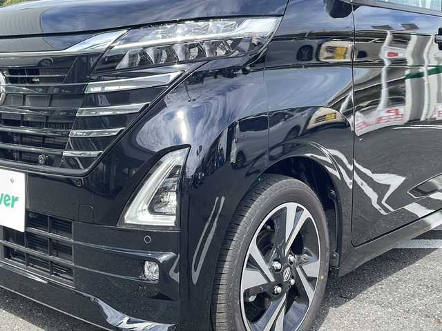 日産 ルークス ハイウェイスター Gターボ 東京都 2025(令7)年 0.1万km ブラック ターボ車/アラウンドビューモニター/片側パワースライドドア/プッシュスタート/純正15インチAW