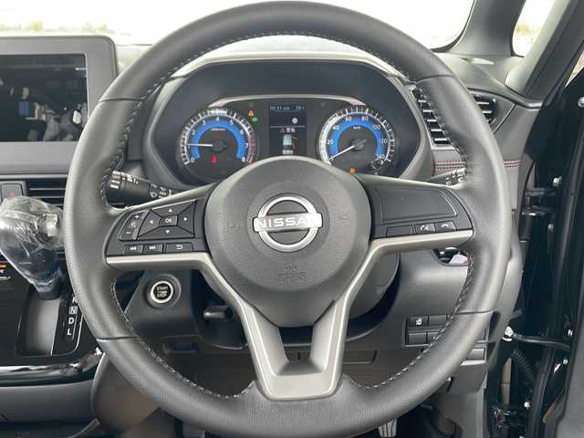 日産 ルークス ハイウェイスター Gターボ 東京都 2025(令7)年 0.1万km ブラック ターボ車/アラウンドビューモニター/片側パワースライドドア/プッシュスタート/純正15インチAW