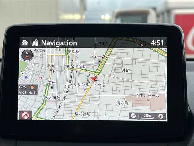 マツダ デミオ 15Sツーリング 石川県 2018(平30)年 0.7万km エターナルブルーマイカ 純正SDナビ【CD/DVD/フルセグTV/Bluetooth】/全方位カメラ/ETC/純正ドライブレコーダー/レーダークルーズコントロール/前席シートヒーター/オートライト/LEDヘッドライト/前後パーキングセンサー/ブラインドスポットモニター/車線逸脱警報システム/スペアキー