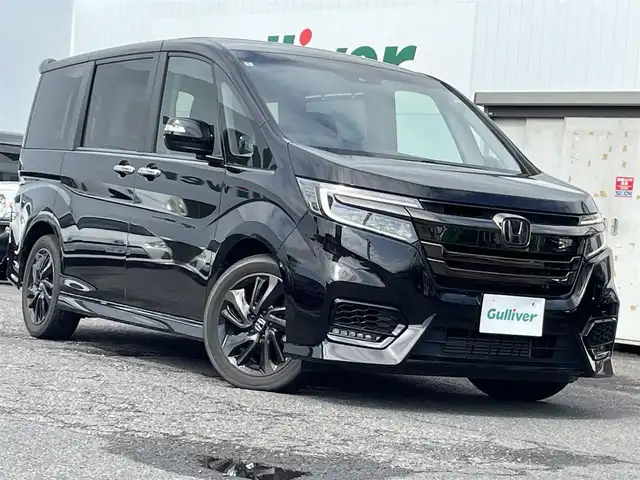 ホンダ ステップワゴン スパーダ クルスピセンシング 福島県 2020(令2)年 4.1万km プレミアムスパークルブラックパール ワンオーナー/純正ナビ/・フルセグＴＶ/・ＣＤ/・ＤＶＤ/・ＦＭ・ＡＭ/・Ｂｌｕｅｔｏｏｔｈ/純正フリップダウンモニター/バックカメラ/両側パワースライドドア/レーンアシスト/クルーズコントロール追従有/衝突軽減ブレーキ/シートヒーター/ドラレコ/ETC2.0/LEDヘッドライト