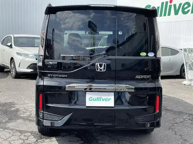 ホンダ ステップワゴン スパーダ クルスピセンシング 福島県 2020(令2)年 4.1万km プレミアムスパークルブラックパール ワンオーナー/純正ナビ/・フルセグＴＶ/・ＣＤ/・ＤＶＤ/・ＦＭ・ＡＭ/・Ｂｌｕｅｔｏｏｔｈ/純正フリップダウンモニター/バックカメラ/両側パワースライドドア/レーンアシスト/クルーズコントロール追従有/衝突軽減ブレーキ/シートヒーター/ドラレコ/ETC2.0/LEDヘッドライト