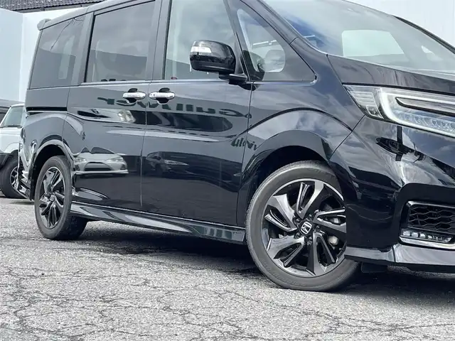 ホンダ ステップワゴン スパーダ クルスピセンシング 福島県 2020(令2)年 4.1万km プレミアムスパークルブラックパール ワンオーナー/純正ナビ/・フルセグＴＶ/・ＣＤ/・ＤＶＤ/・ＦＭ・ＡＭ/・Ｂｌｕｅｔｏｏｔｈ/純正フリップダウンモニター/バックカメラ/両側パワースライドドア/レーンアシスト/クルーズコントロール追従有/衝突軽減ブレーキ/シートヒーター/ドラレコ/ETC2.0/LEDヘッドライト