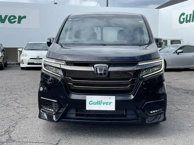 ホンダ ステップワゴン スパーダ クルスピセンシング 福島県 2020(令2)年 4.1万km プレミアムスパークルブラックパール ワンオーナー/純正ナビ/・フルセグＴＶ/・ＣＤ/・ＤＶＤ/・ＦＭ・ＡＭ/・Ｂｌｕｅｔｏｏｔｈ/純正フリップダウンモニター/バックカメラ/両側パワースライドドア/レーンアシスト/クルーズコントロール追従有/衝突軽減ブレーキ/シートヒーター/ドラレコ/ETC2.0/LEDヘッドライト