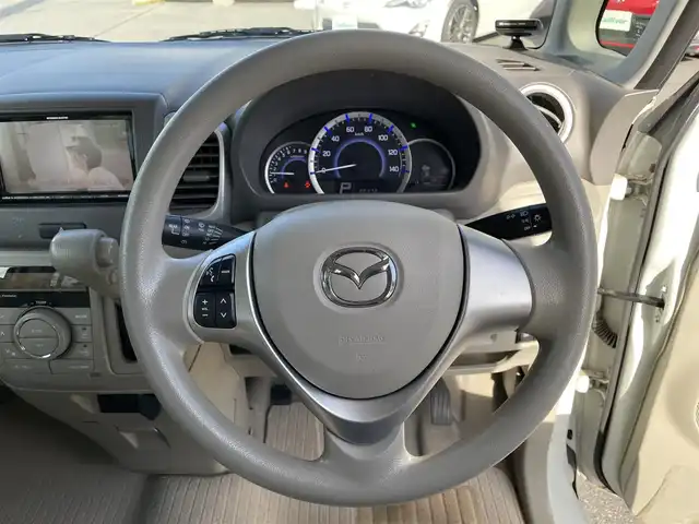 マツダ フレアワゴン XS 新潟県 2016(平28)年 5.7万km クリスタルホワイトP ワンオーナー/保証書/取扱説明書/プッシュスタート/ドアバイザー/ワンセグテレビ/AM/FM/Bluetooth/iPod/ベンチシート/アイドリングストップ/純正フロアマット/レーンキープアシスト/シートヒーター/電動格納ミラー/スペアキー/スマートキー/パワーウィンドウ/4WD