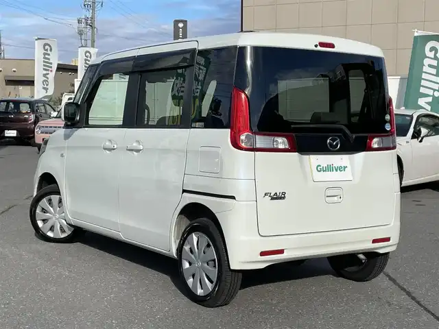 マツダ フレアワゴン XS 新潟県 2016(平28)年 5.7万km クリスタルホワイトP ワンオーナー/保証書/取扱説明書/プッシュスタート/ドアバイザー/ワンセグテレビ/AM/FM/Bluetooth/iPod/ベンチシート/アイドリングストップ/純正フロアマット/レーンキープアシスト/シートヒーター/電動格納ミラー/スペアキー/スマートキー/パワーウィンドウ/4WD