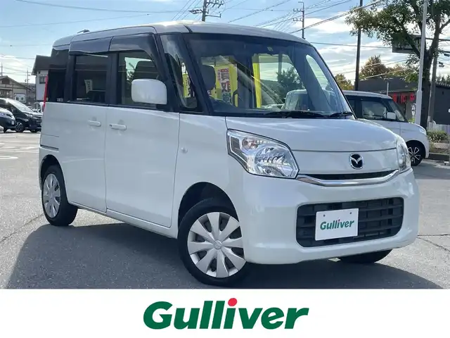 マツダ フレアワゴン XS 新潟県 2016(平28)年 5.7万km クリスタルホワイトP ワンオーナー/保証書/取扱説明書/プッシュスタート/ドアバイザー/ワンセグテレビ/AM/FM/Bluetooth/iPod/ベンチシート/アイドリングストップ/純正フロアマット/レーンキープアシスト/シートヒーター/電動格納ミラー/スペアキー/スマートキー/パワーウィンドウ/4WD