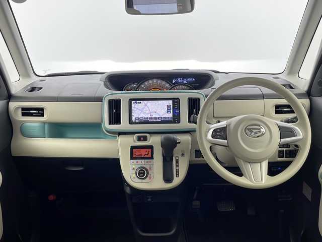 ダイハツ ムーヴ キャンバス G ホワイトアクセント VS SAⅢ 栃木県 2021(令3)年 4.1万km ファインミントメタリック ワンオーナー/純正ナビ/Bluetooth/CD/FM/AM/DVD/フルセグTV/アラウンドビューモニター/両側パワースライドドア/ETC/スマートアシストIII/・衝突回避軽減ブレーキ/・後方誤発進抑制機能/・先行車発進お知らせ/・オートハイビーム/オートLEDライト/フォグランプ/プッシュスタート/スマートキー/保証書/取扱説明書