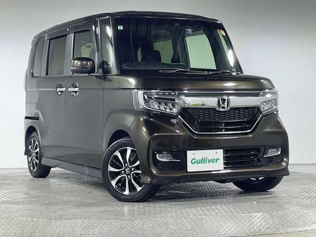 ホンダ Ｎ ＢＯＸ カスタム G L ホンダセンシング 神奈川県 2018(平30)年 2.3万km プレミアムグラマラスブロンズP 純正７型メモリーナビゲーション【VXM-184VFi】/フルセグ　CD DVD　SD　USB　Bluetooth/バックカメラ/パワースライドドア/ホンダセンシング/アダブティブクルーズコントロール/衝突軽減ブレーキ/誤発進抑制機能/歩行者事故低減ステアリング/路外逸脱抑制機能/車線維持支援システム/先行車発進お知らせ機能/オートハイビーム/標識認識機能/社外前後ドライブレコーダー/純正ETC/ステアリングスイッチ/プッシュスタート/スマートキー/純正14インチアルミホイール/電格ウインカーミラー