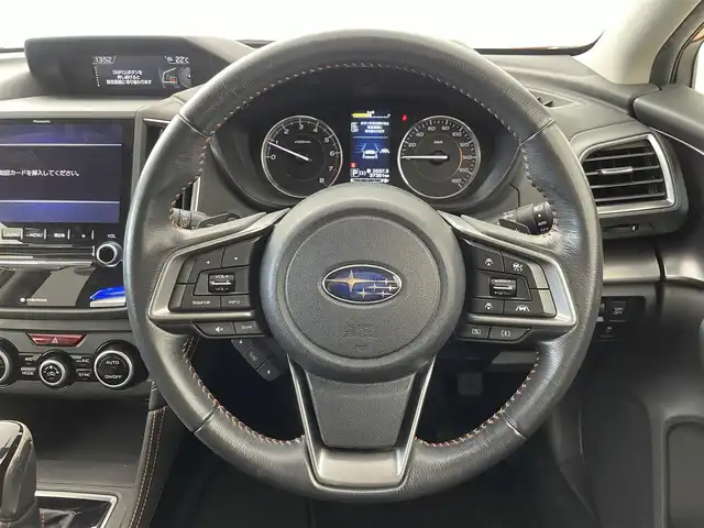 スバル インプレッサ ＸＶ 2．0i－L アイサイト 群馬県 2019(令1)年 3.8万km サンシャインオレンジ LEDハイ&ロービームランプ/　・ヘッドランプウォッシャー/　・ステアリング連動ヘッドランプ/アイサイトセイフティプラス（運転支援）/　・スバルリヤビークルディテクション/　・ハイビームアシスト/アイサイトセイフティプラス（視界拡張）/　・サイドビューモニター/==============/純正8インチパナソニックナビ(CN-LR840D)/・CD/DVD/SD/Bluetooth/フルセグTV/==============/純正８インチナビ　バック／サイドカメラ　スバルリヤビークルディテクション　追従クルーズコントロール　ＳＲＨ　ドライブレコーダー　ＬＥＤヘッドライト　スマートキー　プッシュスタート　ＥＴＣ　４ＷＤ　禁煙