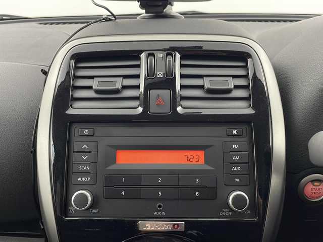 日産 マーチ ニスモS 栃木県 2019(平31)年 0.9万km ブリリアントシルバー Panasonicポータブルナビ/（CN-G710D）/純正オーディオ/　AUX/AM/FM/ドライブレコーダー前後/横滑り防止装置/AUTOエアコン/純正ドアバイザー/純正フロアマット