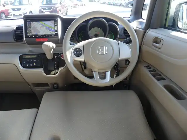 ホンダ Ｎ ＢＯＸ G Lパッケージ 千葉県 2013(平25)年 4.9万km クールミストメタリック 左パワースライドドア/右イージークローザードア/純正メモリーナビ/ワンセグTV/【DVD/CD再生機能】/バックカメラ/ドライブレコーダー/ETC/ウインカーミラー/純正14インチアルミホイル/Honda スマートキー