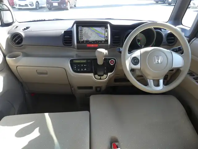 ホンダ Ｎ ＢＯＸ G Lパッケージ 千葉県 2013(平25)年 4.9万km クールミストメタリック 左パワースライドドア/右イージークローザードア/純正メモリーナビ/ワンセグTV/【DVD/CD再生機能】/バックカメラ/ドライブレコーダー/ETC/ウインカーミラー/純正14インチアルミホイル/Honda スマートキー