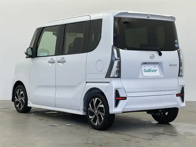 ダイハツ タント カスタム X セレクション 富山県 2020(令2)年 5.3万km シャイニングホワイトパール 純正ナビ（ＣＤ　ＤＶＤ　ｂｌｕｅｔｏｏｔｈ）　/フルセグTV/バックカメラ　/前後コーナーセンサー　/スマートアシスト（衝突軽減ブレーキ）　/前ドラレコ（DRN-H70N）　/両側パワースライドドア　/運転席ロングスライド/オートライト　/ＬＥＤヘッドライト　/フォグ/ハーフレザー調シート/前席シートヒーター/スマートキー/プッシュスタート/横滑防止装置/純正マット/保証書、取説/スペアキー