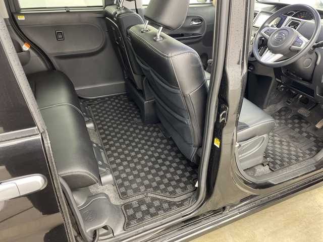 ダイハツ タント カスタム X トップED SA Ⅲ 兵庫県 2017(平29)年 6.1万km ブラックマイカメタリック ・社外ナビ/TV/USB/CD/AM/FM/・バックカメラ/・スマートアシストIII/・衝突回避支援ブレーキ機能/・衝突警報機能/・誤発進抑制制御機能/・ブレーキ制御付誤発進抑制機能/・車線逸脱警報/・路側逸脱抑制機能/・ふらつき警報/・先行車発進お知らせ機能/・オートハイビーム/・片側パワースライドドア/・ステアリングスイッチ/・ファブリック＋ソフトレザー調シート/・社外16インチアルミホイール/・LEDヘッドライト/・フォグランプ/・ETC/・前方ドライブレコーダー/・スマートキー/・取扱説明書/・保証書