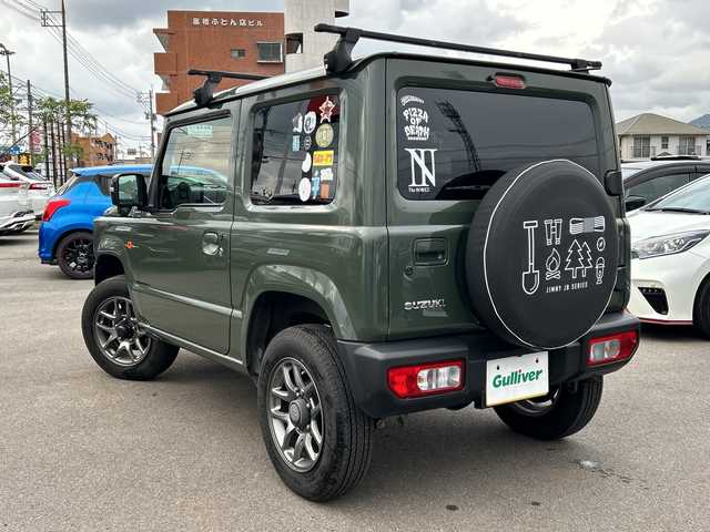 スズキ ジムニー XC 山口県 2020(令2)年 6.5万km ジャングルグリーン 社外ナビ　/　・Ｂｌｕｅｔｏｏｔｈ　/　・バックカメラ　/　・ＳＤ　/　・ＵＳＢ　/　・フルセグＴＶ　/ドライブレコーダー　　/クルコン　/Ｐｉｏｎｅｅｒスピーカー　/シートヒーター　/純正１６インチＡＷ　/レーンキープアシスト　/純正フロアマット/ルーフレール