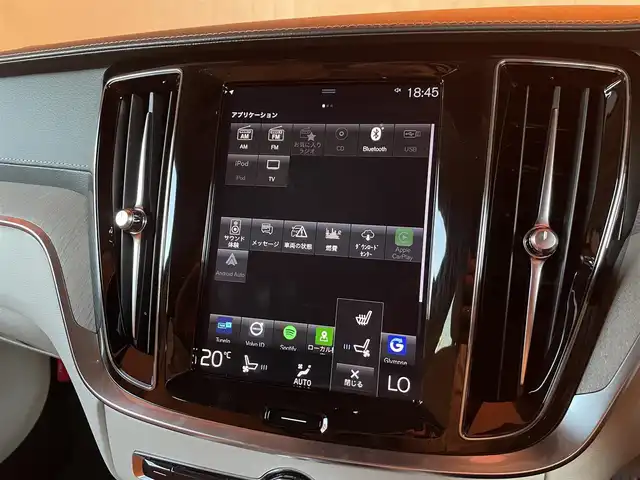 ボルボ Ｖ６０ T5 インスクリプション 愛知県 2018(平30)年 3.6万km デニムブルーメタリック ・アダプティブクルーズコントロール/・純正ＨＤＤナビ／ＵＳＢ／Ｂｌｕｅｔｏｏｔｈ／ＣＤ／ＤＶＤ／ＡｐｐｌｅＣａｒＰｌａｙ/・全方位カメラ/・白革シート／シートヒーター/・社外前後ドライブレコーダー/・フルセグ/・ETC/・純正19AW/・パーキングアシスト/・アイドリングストップ/・スマートキー/・スペアキー/・パワーシート/・レーンキープアシスト/・オートライト/・LEDライト/・自動駐車/・保証書
