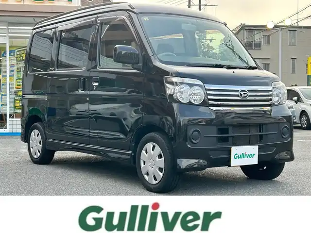 ダイハツ アトレー ワゴン カスタム ターボ R 大阪府 2016(平28)年 4万km ブラックマイカメタリック ワンオーナー/4速ATターボ/純正オーディオ/(FM/AM・CD)/ドライブレコーダー(フロント)/品番：Amex-A03/オートエアコン/電動格納ミラー/パワーステアリング/パワーウィンドウ/純正フロアマット(前席)/パワーウィンドウ/両側エアバッグ/ABS/ETC/取扱説明書/保証書