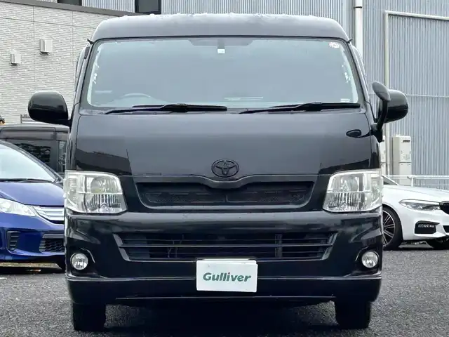 トヨタ ハイエース GL 宮城県 2013(平25)年 8.7万km ブラックマイカ /社外ナビ（DISC、SD、FM、AM、ワンセグ）//ベントルーバーバイザー　//社外フリップダウンモニター//デジタルバックミラー//ドライブレコーダー//片側パワースライドドア//エンジンスターター//ドアバイザー運転席・助手席//全席社外シートカバー//サマータイヤ//外付け社外スピーカー//アシストグリップ社外//ネックパッド