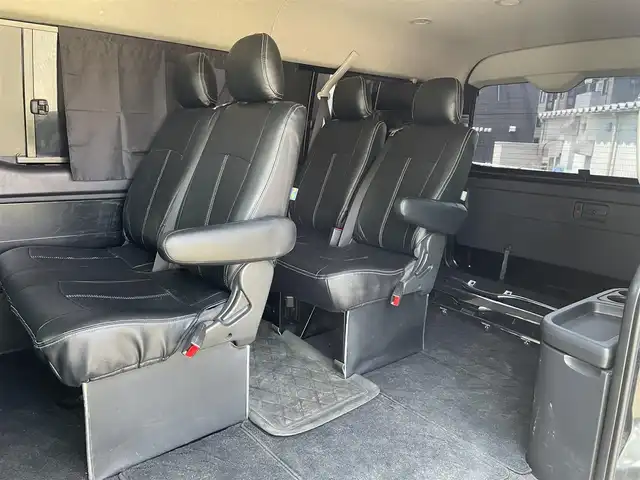 トヨタ ハイエース GL 宮城県 2013(平25)年 8.7万km ブラックマイカ /社外ナビ（DISC、SD、FM、AM、ワンセグ）//ベントルーバーバイザー　//社外フリップダウンモニター//デジタルバックミラー//ドライブレコーダー//片側パワースライドドア//エンジンスターター//ドアバイザー運転席・助手席//全席社外シートカバー//サマータイヤ//外付け社外スピーカー//アシストグリップ社外//ネックパッド
