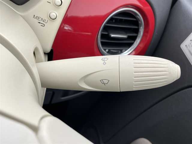 フィアット ５００Ｃ 1．2 ポップ 滋賀県 2015(平27)年 3.4万km 赤 禁煙車/純正オーディオ/（CD）/電動オープン/ETC/リアソナー/革巻きステアリング/ステアリングリモコン/レザー調シートカバー/純正フロアマット/純正アルミホイール/リモコンキー