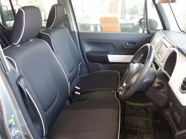 スズキ ハスラー X ターボ 静岡県 2014(平26)年 12.7万km スチールシルバーM ワンオーナー／禁煙車/4WD/ルーフレール/レーダーブレーキサポート/社外ストラーダSDナビ/　CD/DVD/BT/SD/フルセグTV/バックカメラ/ビルトインETC/前後KENWOODドライブレコーダー（DRV-MR740）/運転席シートヒーター／シートリフター/プッシュスタート/スマートキー/オートライト/純正フロアマット/純正ドアバイザー/取扱説明書/保証書