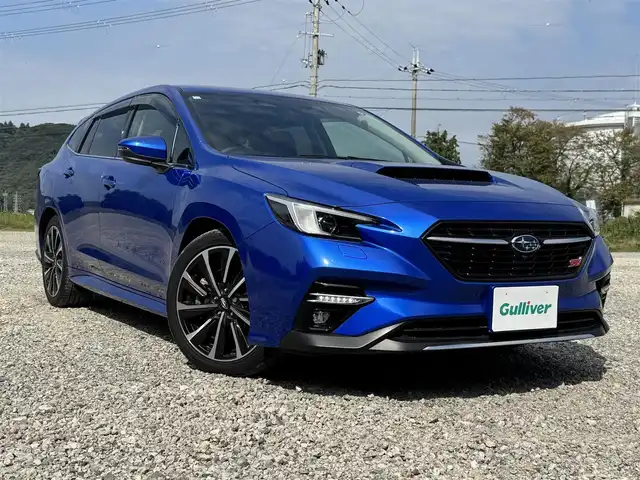スバル レヴォーグ 1．8STIスポーツ EX 兵庫県 2020(令2)年 2.2万km WRブルーパール 純正ナビ/フルセグTV/Bluetooth接続可/ステアリングリモコン/レーダークルコン/バックカメラ/フロントカメラ/左サイドカメラ/純正前後ドラレコ/フロントパワーシート/前後シートヒーター/パワーバックドア