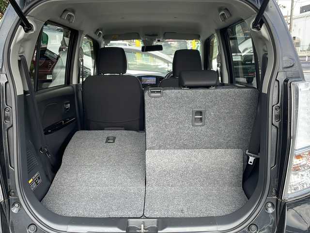 スズキ ワゴンＲ スティングレー X 鳥取県 2014(平26)年 4.9万km ブルーイッシュブラックパール3 レーダーブレーキサポート/KENWOOD彩速ナビ【MDV-L401】/・ワンセグ/CD/DVD/バックカメラ/スマートキー/プッシュスタート/オートエアコン/ETC/D席シートヒーター/社外AW/ABS/セキュリティアラーム/オートライト/キセノンライト/Wエアバック