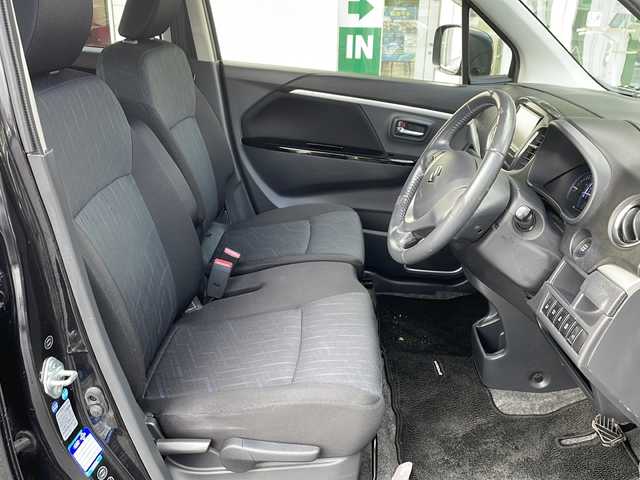 スズキ ワゴンＲ スティングレー X 鳥取県 2014(平26)年 4.9万km ブルーイッシュブラックパール3 レーダーブレーキサポート/KENWOOD彩速ナビ【MDV-L401】/・ワンセグ/CD/DVD/バックカメラ/スマートキー/プッシュスタート/オートエアコン/ETC/D席シートヒーター/社外AW/ABS/セキュリティアラーム/オートライト/キセノンライト/Wエアバック