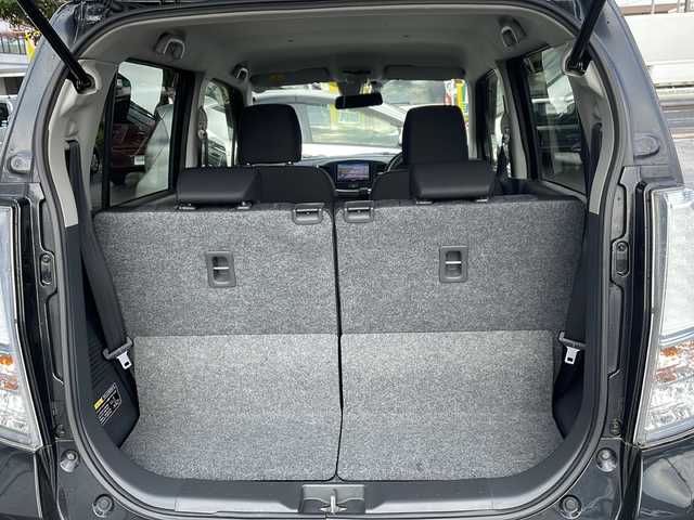 スズキ ワゴンＲ スティングレー X 鳥取県 2014(平26)年 4.9万km ブルーイッシュブラックパール3 レーダーブレーキサポート/KENWOOD彩速ナビ【MDV-L401】/・ワンセグ/CD/DVD/バックカメラ/スマートキー/プッシュスタート/オートエアコン/ETC/D席シートヒーター/社外AW/ABS/セキュリティアラーム/オートライト/キセノンライト/Wエアバック