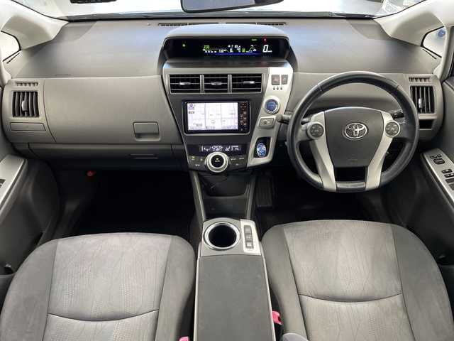 トヨタ プリウス α G 岐阜県 2011(平23)年 7.7万km クリアストリームメタリック 純正メモリーナビ/・(ＴＶ／Ｂｌｕｅｔｏｏｔｈ)　/クルーズコントロール　/エンジンスタートボタン　/ビルトインＥＴＣ　/電格ミラー　/ステアリングリモコン　/ＡＡＣ　/オートライト　/ドライブレコーダー　/スマートキー/純正フロアマット/パワーステアリング/パワーウィンドウ/スマートキー/バックカメラ/純正アルミホイールあり