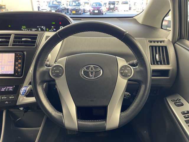 トヨタ プリウス α G 岐阜県 2011(平23)年 7.7万km クリアストリームメタリック 純正メモリーナビ/・(ＴＶ／Ｂｌｕｅｔｏｏｔｈ)　/クルーズコントロール　/エンジンスタートボタン　/ビルトインＥＴＣ　/電格ミラー　/ステアリングリモコン　/ＡＡＣ　/オートライト　/ドライブレコーダー　/スマートキー/純正フロアマット/パワーステアリング/パワーウィンドウ/スマートキー/バックカメラ/純正アルミホイールあり