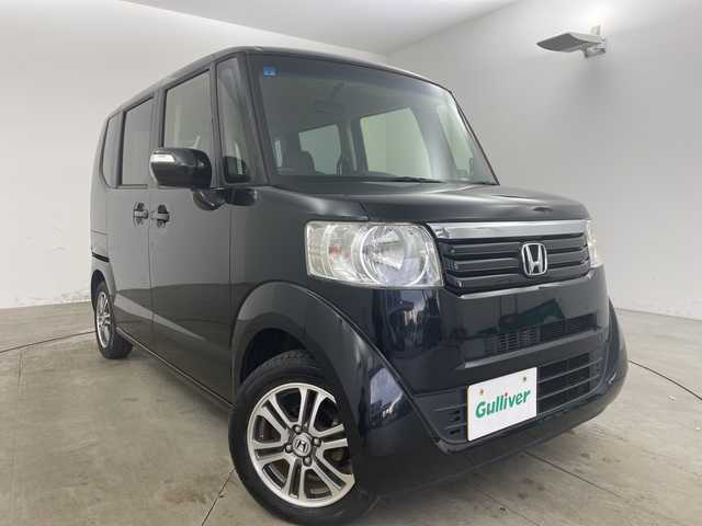 ホンダ Ｎ ＢＯＸ 兵庫県 2015(平27)年 5.7万km スマートブラック ・社外ナビ/TV/DVD/BT/CD/・片側パワースライドドア/・ステアリングリモコン/・ヘッドライトレベライザー/・横滑り防止装置/・ECON/・ウインカーミラー/・合皮シートカバー/・チップアップシート/・ベンチシート/・シートリフター/・スマートキー/・プッシュスタート/・電動格納ミラー/・純正14インチアルミホイール