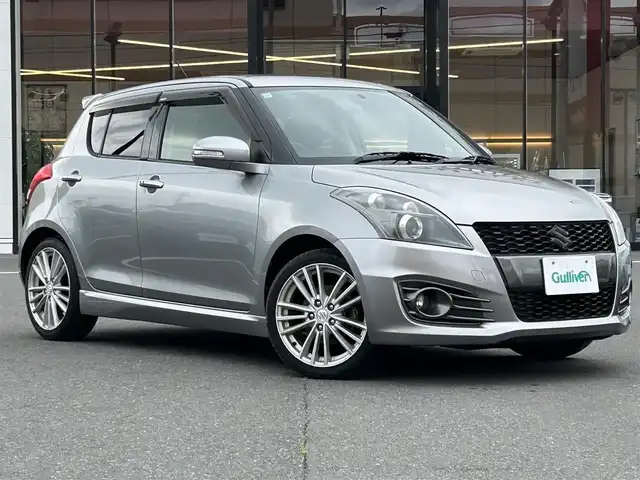 スズキ スイフト スポーツ 宮城県 2013(平25)年 15.1万km プレミアムシルバーメタリック 走行距離：150787km/純正アルミホイール/社外クラリオンナビ（ＨＤＤナビ）/ＥＴＣ/ＨＩＤ/クルーズコントロール/ステアリングリモコン/ＡＡＣ/純正フロアマット/革巻きステアリング/フォグランプ/横滑り防止/ドアバイザー/プッシュスタート/スマートキー