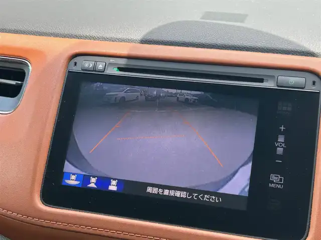ホンダ ヴェゼル ハイブリッド Z 大阪府 2014(平26)年 4.6万km ルーセブラックM ワンオーナー /純正ナビ/   フルセグTV/CD/Bluetooth/USB/バックモニター/横滑り防止装置/前席シートヒーター/クルーズコントロール/ステアリングスイッチ/パドルシフト/アイドリングストップ/純正17インチアルミホイール/純正フロアマット/プッシュスタート/スマートキー/ルーフレール/ＥＴＣ/ＬＥＤライト/禁煙車