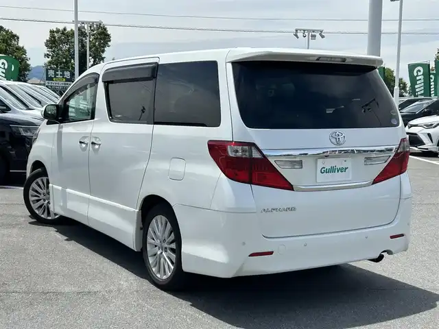 トヨタ アルファード 240S Cパッケージ 奈良県 2013(平25)年 7.1万km ホワイトパールクリスタルシャイン 純正メーカーナビ　/フルセグテレビ　/ｂｌｕｅｔｏｏｔｈ　/バックカメラ　/ビルトインＥＴＣ　/ｕｓｂ入力端子　/電動リアゲート　/パワーシート　/ポジションメモリー/２列目オットマン　/両側パワースライドドア　/コーナーセンサー/ナノイー/カーテンエアバッグ/100v電源/オートライト