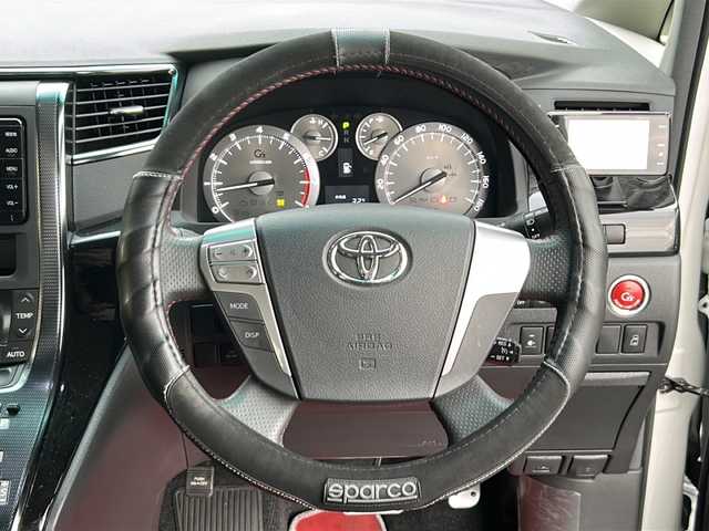 トヨタ ヴェルファイア 3．5Z G’s 茨城県 2014(平26)年 9.6万km ホワイトパールクリスタルシャイン コーナーセンサー/AFS/LEDヘッドライト/カーテンエアバッグ/Bluetooth/バックカメラ/フルセグTV/純正SDナビ/パーキングアシスト/スマートキー/冷房WAC/スペアキー/クルーズコントロール/19インチG`sアルミホイール