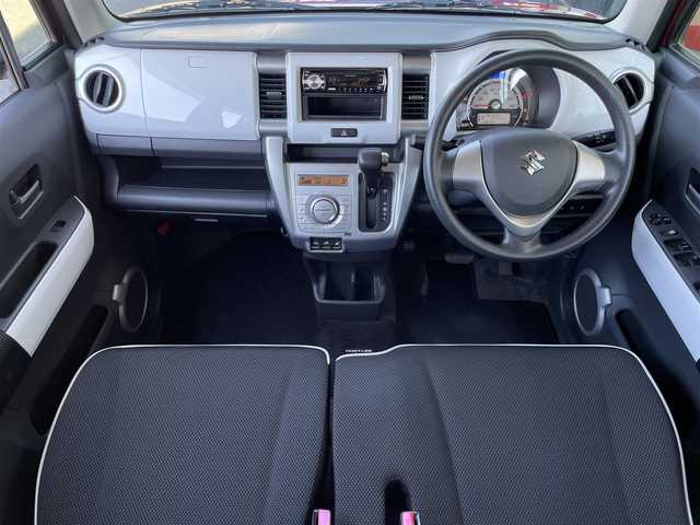 スズキ ハスラー G 島根県 2014(平26)年 6.2万km フェニックスレッドパール/ブルーイッシュブラックパール 登録時走行距離61810km/ワンオーナー/4WD/社外オーディオ/衝突被害軽減ブレーキ/横滑り防止装置/純正フロアマット/純正ドアバイザー/運転席シートヒーター/アイドリングストップ/社外15インチAW/スペアキー