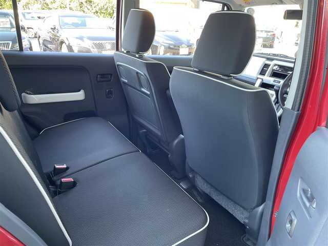 スズキ ハスラー G 島根県 2014(平26)年 6.2万km フェニックスレッドパール/ブルーイッシュブラックパール 登録時走行距離61810km/ワンオーナー/4WD/社外オーディオ/衝突被害軽減ブレーキ/横滑り防止装置/純正フロアマット/純正ドアバイザー/運転席シートヒーター/アイドリングストップ/社外15インチAW/スペアキー