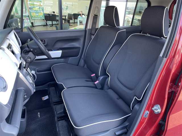 スズキ ハスラー G 島根県 2014(平26)年 6.2万km フェニックスレッドパール/ブルーイッシュブラックパール 登録時走行距離61810km/ワンオーナー/4WD/社外オーディオ/衝突被害軽減ブレーキ/横滑り防止装置/純正フロアマット/純正ドアバイザー/運転席シートヒーター/アイドリングストップ/社外15インチAW/スペアキー