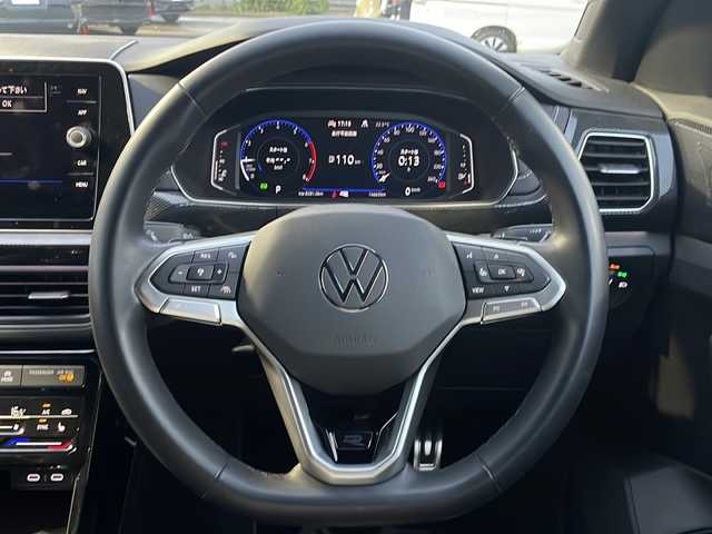 フォルクスワーゲン ＶＷ Ｔ－クロス TSI Rライン 山口県 2024(令6)年 1.5万km パール 純正ナビ/ＡｐｐｌｅＣａｒｐｌａｙ　/Ｂｌｕｅｔｏｏｔｈ　/バックカメラ　/ハーフレザーシート　/自動駐車　/ブラインドスポットミニター/クルーズコントロール　/前席シートヒーター　/純正１８インチアルミ　/ＬＥＤヘッドライト　/オートライト/ETC