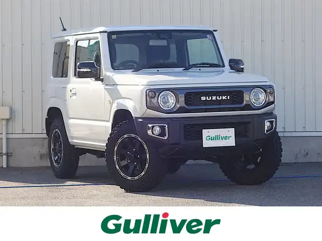 スズキ ジムニー XC 山形県 2020(令2)年 3.5万km ピュアホワイトP パートタイム4WD/デュアルセンサーブレーキサポート/ワンオーナー/SDナビ/　　【CD DVD BT フルセグ USB】/クルーズコントロール/LEDオートヘッドライト/シートヒーター/ステアリングスイッチ/IC付ターボ/電動格納ウィンカーミラー/フォグランプ/純正フロアマット/スマートキー×2/ETC