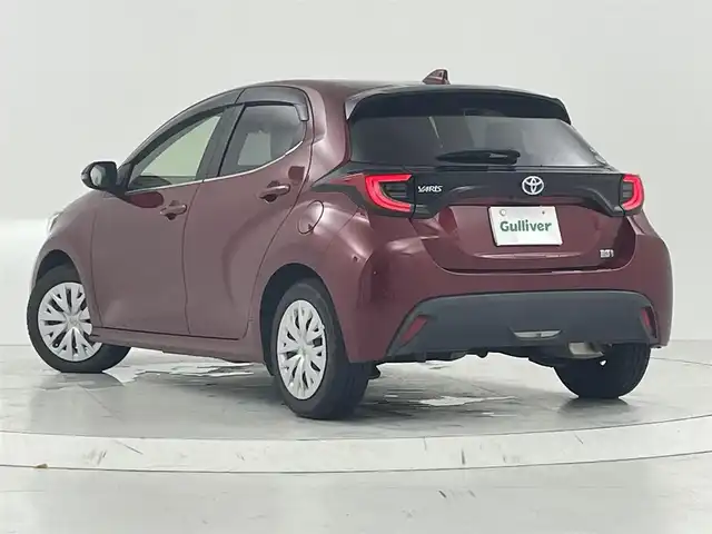 トヨタ ヤリス ハイブリッド Z 大阪府 2021(令3)年 3.6万km ワイン トヨタセーフティセンス/　・プリクラッシュセーフティ/　・レーントレーシングアシスト/　・オートマチックハイビーム/　・レーダークルーズコントロール/純正ディスプレイオーディオ/バックカメラ/LEDオートライト/合皮ハーフレザーシート/シートヒーター/スマートキー/ビルトインETC