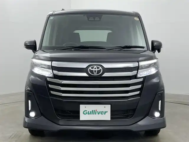 トヨタ ルーミー カスタムG 岡山県 2025(令7)年 0.5万km ブラックマイカメタリック 純正9インチディスプレイオーディオ/(フルセグTV/Bluetooth/USB/Carplay/HDMI)/両側電動スライド/ビルトインETC/シートヒーター(前席)/LEDヘッドライト/バックカメラ/クルーズコントロール/コーナーセンサー(前後)/オートハイビーム/プッシュスタート/スマートキー/スペアキー(1本)/アイドリングストップ/レーンキープアシスト/純正フロアマット/純正アルミホイール/オートライト/フォグランプ