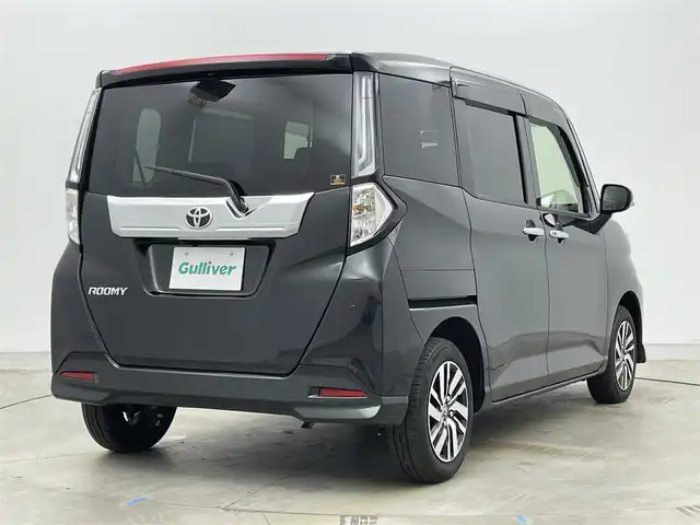 トヨタ ルーミー カスタムG 岡山県 2025(令7)年 0.5万km ブラックマイカメタリック 純正9インチディスプレイオーディオ/(フルセグTV/Bluetooth/USB/Carplay/HDMI)/両側電動スライド/ビルトインETC/シートヒーター(前席)/LEDヘッドライト/バックカメラ/クルーズコントロール/コーナーセンサー(前後)/オートハイビーム/プッシュスタート/スマートキー/スペアキー(1本)/アイドリングストップ/レーンキープアシスト/純正フロアマット/純正アルミホイール/オートライト/フォグランプ
