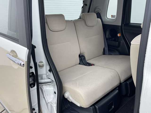 ダイハツ ムーヴ キャンバス G メイクアップ リミテッド　SAⅢ 兵庫県 2022(令4)年 2.2万km パールホワイトⅢ/ナチュラルベージュマイカメタリック 2トーン ・社外ナビ/CD/SD/TV/Bluetooth/・全方位カメラ/・運転席シートヒーター/・両側パワースライドドア/・スマートアシストIII/・衝突軽減ブレーキ/・誤発進抑制機能/・レーンキープアシスト/・オートマチックハイビーム/・ETC/・LEDヘッドランプ/・スマートキー/・アイドリングストップ/・電動格納ミラー/・フォグランプ