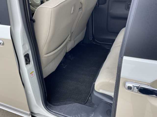 ダイハツ ムーヴ キャンバス G メイクアップ リミテッド　SAⅢ 兵庫県 2022(令4)年 2.2万km パールホワイトⅢ/ナチュラルベージュマイカメタリック 2トーン ・社外ナビ/CD/SD/TV/Bluetooth/・全方位カメラ/・運転席シートヒーター/・両側パワースライドドア/・スマートアシストIII/・衝突軽減ブレーキ/・誤発進抑制機能/・レーンキープアシスト/・オートマチックハイビーム/・ETC/・LEDヘッドランプ/・スマートキー/・アイドリングストップ/・電動格納ミラー/・フォグランプ