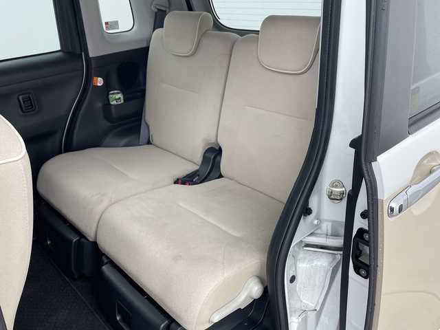 ダイハツ ムーヴ キャンバス G メイクアップ リミテッド　SAⅢ 兵庫県 2022(令4)年 2.2万km パールホワイトⅢ/ナチュラルベージュマイカメタリック 2トーン ・社外ナビ/CD/SD/TV/Bluetooth/・全方位カメラ/・運転席シートヒーター/・両側パワースライドドア/・スマートアシストIII/・衝突軽減ブレーキ/・誤発進抑制機能/・レーンキープアシスト/・オートマチックハイビーム/・ETC/・LEDヘッドランプ/・スマートキー/・アイドリングストップ/・電動格納ミラー/・フォグランプ