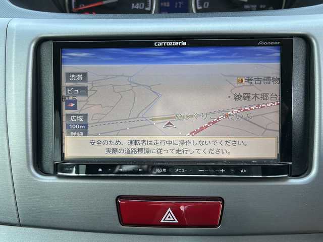 スバル ステラ カスタム R リミテッドS 山口県 2011(平23)年 12.9万km ブライトシルバーメタリック フルセグテレビ/メモリナビ/プッシュスタート/ドアバイザー/ETC