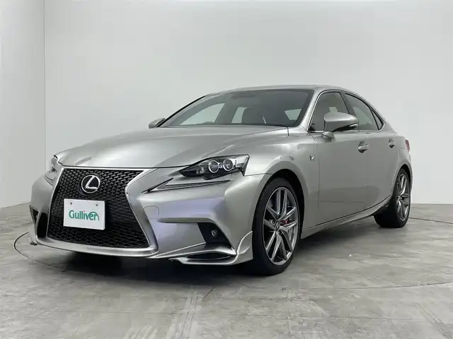 レクサス ＩＳ 350 Fスポーツ 群馬県 2015(平27)年 5.5万km ソニックチタニウム サンルーフ　純正ナビ　Ｂモニター　ＢＳＭ　クルコン　パドルシフト　パワーシート　シートヒーター　ＬＥＤヘッド　ビルトインＥＴＣ　プッシュスタート　スマートキー　スペアキー　純正アルミホイール　禁煙車